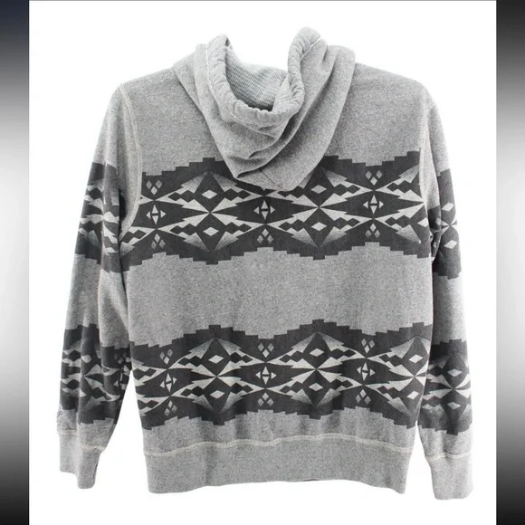 American Eagle Outfitters Full Zip Hoodie Men's XL Athletic Fit Gray - Picture 3 of 7